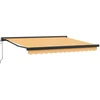 Ištraukiama markizė Smėlio 500 × 300 cm Audinys ir metalas