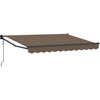 Ištraukiama markizė Taupe 3 x 2,5 m Poliesteris ir Metalas