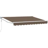Ištraukiama markizė Taupe 3 x 2,5 m Poliesteris ir Metalas