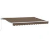 Ištraukiama markizė Taupe 350 x 250 cm Poliesteris ir aliuminis