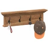 Prikabinamas paltas Natūrali 70 x 10 x 20 cm Kieto teka medžio