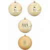 Kalėdinės Teppinėrų rinkinys XXL 4 pcs Auksinė Plastmasė