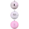 Kalėdinis Kabinamas Rinkinys XXL 3 pcs Rožinė Plastmasė
