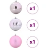 Kalėdinis Kabinamas Rinkinys XXL 3 pcs Rožinė Plastmasė