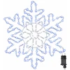 Kalėdinis snaigė 156 LED Mėlyna 55.5 x 55.5 x 0.75cm PVC