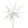 Kalėdinis šviestuvas su kuoliuku ir LED, baltas, 57cm