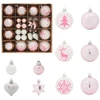 Kalėdinių Kraitės Rinkinys 40 pcs Balta ir rožinė Plastmasė