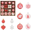 Kalėdinių Kraitės Rinkinys 40 pcs Raudona ir balta Plastmasė