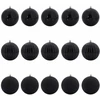 Kalėdų Burbulų Rinkinys XL 15 pcs Juoda Plastmasė