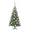 Kalėdų eglutė su 150 LED s stovu Žalia 120 cm PVC
