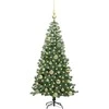 Kalėdų eglutė su 150 LED s stovu Žalia 120 cm PVC