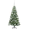 Kalėdų eglutė su 150 LED s stovu Žalia 120 cm PVC