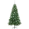Kalėdų eglutė su 150 LED s stovu Žalia 150 cm PE
