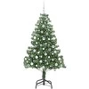 Kalėdų eglutė su 300 LED s stovu Žalia 180 cm PVC