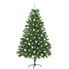 Kalėdų eglutė su 300 LED s stovu Žalia 180 cm PE
