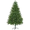 Kalėdų eglutė su 300 LED s stovu Žalia 180 cm PE
