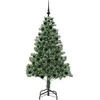Kalėdų eglutė su 300 LED s stovu Žalia 180 cm PVC