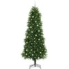 Kalėdų eglutė su 300 LED s stovu Žalia 240 cm PE