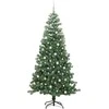 Kalėdų eglutė su 300 LED s stovu Žalia 240 cm PVC