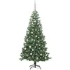 Kalėdų eglutė su 300 LED s stovu Žalia 240 cm PVC