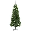 Kalėdų eglutė su 300 LED s stovu Žalia 240 cm PE