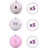 Kalėdų Ornamento Rinkinys XL 15 pcs Rožinė Plastmasė
