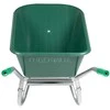 Wheelbarrow Žalias 90 L 150 kg Cinkuotas plienas ir plastikas