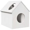 Cat House Balta 41x50x50 cm Pušies masyvo