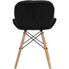 Activeshop Kėdė 4Rico QS-186 Scandi Velvet Juodas