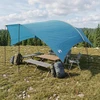 Kempingo tentas, atsparus vandeniui Mėlyna 695 x 580 x 200 cm