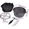 Ketaus puodas Dutch Oven 4,2 l, su priedais