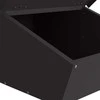 Kiaulių šėrykla Juoda 55 x 38 x 76 cm Šaltai valcuita plienas