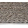 Kilimas, pilkas, 240cm, džiutas, apskritas, rankų darbo