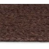 Kilimas, rudas, 90cm, džiutas, apvalus, rankų darbo