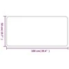 Kilimas-takelis, sidabrinis, 50x100cm, sizalio imitacija