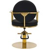 Activeshop Kirpyklos kėdė GABBIANO PROFESSIONAL HAIRDRESSING CHAIR ARRAS GOLD Juodas