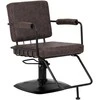 Activeshop Kirpyklos kėdė Gabbiano Professional Hairdressing Chair Katania Loft Old Leather Dark Brown