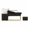 Activeshop Kirpyklos plautuvė Gabbiano Diana Gold Juodas