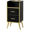 Activeshop Kirpėjo reikmenų spintelė Gabbiano Trix Gold Juodas