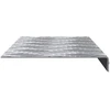 Laiptų danga 5 pcs Sidabro 60 x 18 x 2,5 cm Aliuminis
