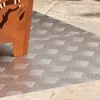 Laiptų danga Kvadrato 4 pcs Sidabro 50 x 50 cm Aliuminis
