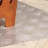 Laiptų danga Stačiakampio 2 pcs Sidabro 90 x 40 cm Aliuminis