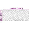 Laiptų danga Stačiakampio 2 pcs Sidabro 100 x 40 cm Aliuminis