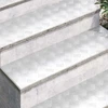 Laiptų danga Stačiakampio 2 pcs Sidabro 100 x 30 cm Aliuminis