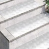 Laiptų danga Stačiakampio 2 pcs Sidabro 80 x 30 cm Aliuminis