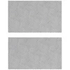Laiptų danga Stačiakampio 2 pcs Sidabro 50 x 30 cm Aliuminis