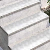 Laiptų danga Stačiakampio 2 pcs Sidabro 80 x 20 cm Aliuminis