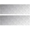 Laiptų danga Stačiakampio 2 pcs Sidabro 90 x 30 cm Aliuminis