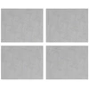 Laiptų danga Stačiakampio 4 pcs Sidabro 50 x 40 cm Aliuminis