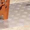 Laiptų danga Stačiakampio 4 pcs Sidabro 90 x 40 cm Aliuminis